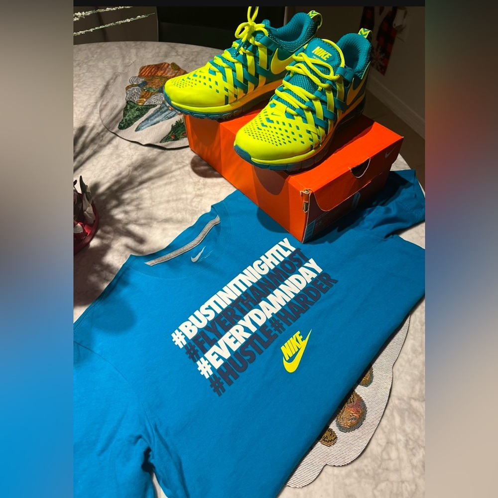 Snickers Size 7.5 And T Shirt Size Medium used